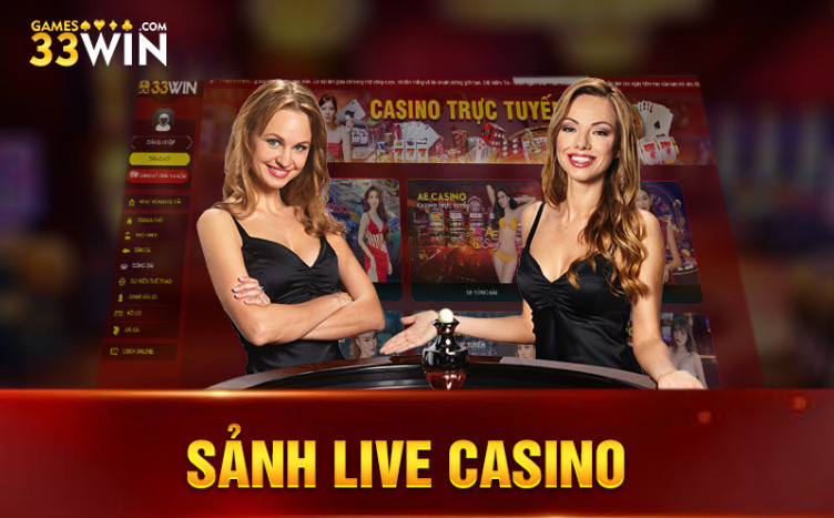 Sảnh live casino sống động