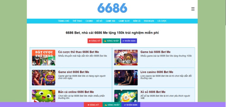 6686vn.net - Địa điểm cá cược trực tuyến đáng trải nghiệm